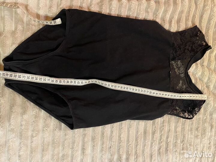 Купальник гимнастический черный