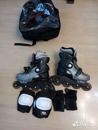 Роликовые коньки детские раздвижные