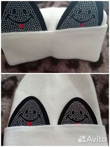 Шапка с ушками