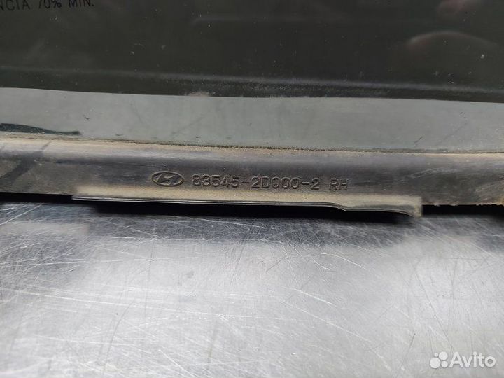 Форточка стекло глухое задняя правая Hyundai