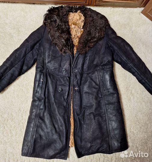 Шубняк мужской. Бекеша. Тулуп из овчины.б.у