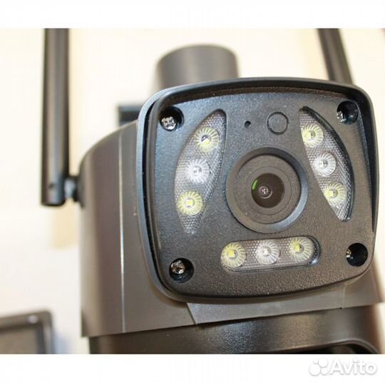 4 G камера видеонаблюдения с двумя объективами