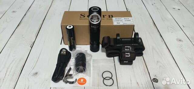 Sofirn SP40A (2700K жёлтый) + акб Sofirn 3000 mAh