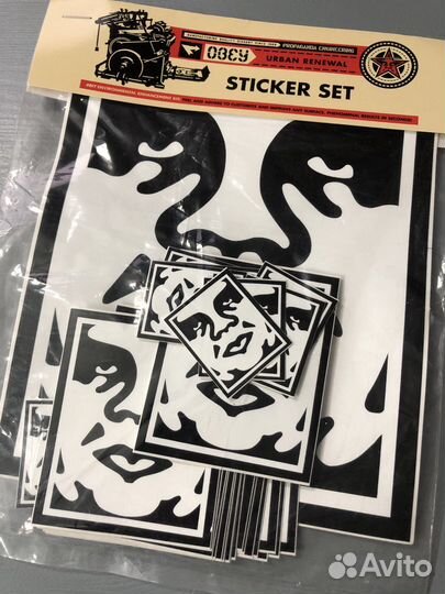 Набор наклеек Obey