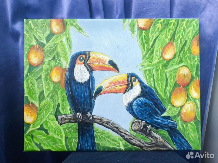 Картина маслом на холсте пейзаж