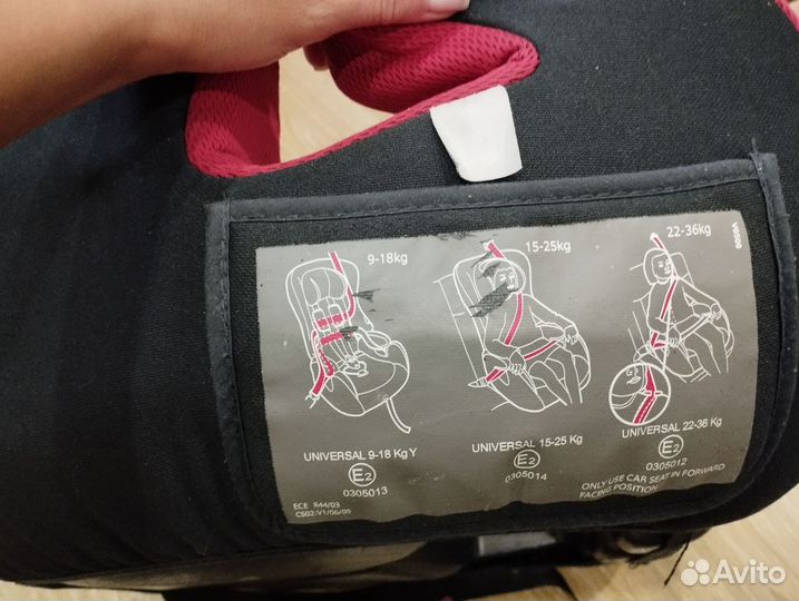 Детский бустер автомобильный