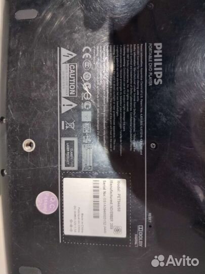 Портативный DVD-плеер PET944/58 Philips