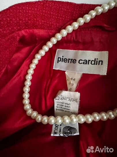 Винтажный твидовый жакет Pierre Cardin