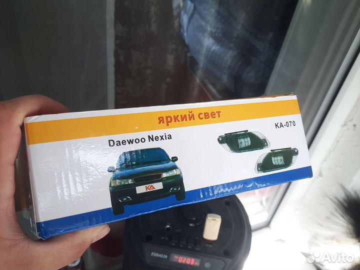 Туманки на daewoo nexia