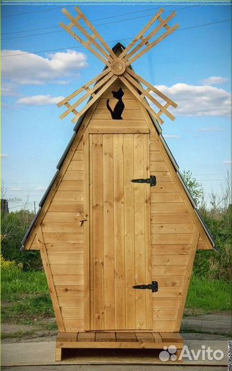 Дачный туалет с кошкой чпф 475