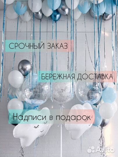 Воздушные шары на выписку из роддома