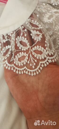 Рубашка белая школьная нарядная