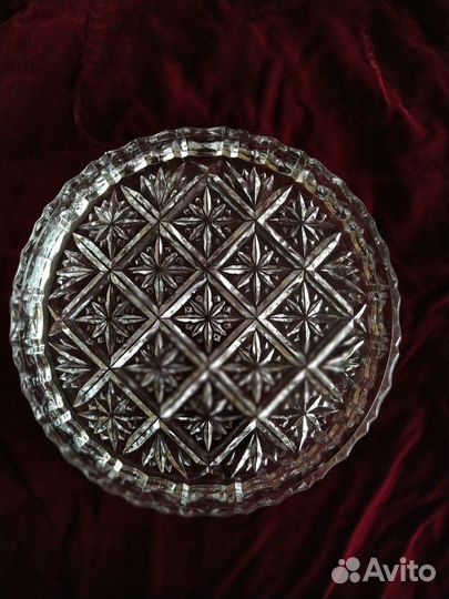 Блюдо / Поднос. Хрусталь