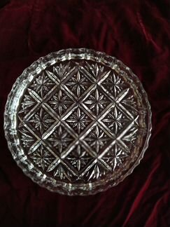 Блюдо / Поднос. Хрусталь