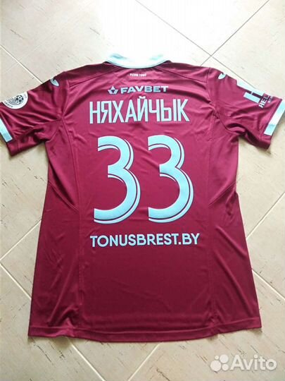 Игровая футболка Павел Нехайчик Динамо Брест 2019