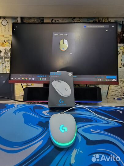 Игровая мышь logitech g102 lightsync