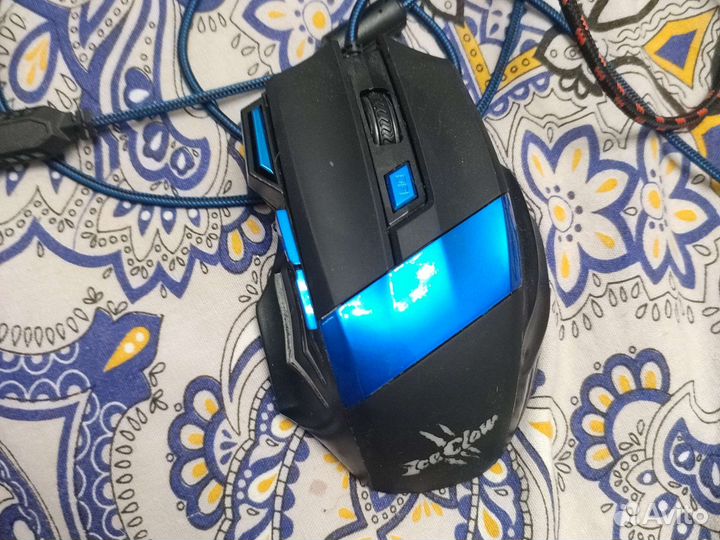 Клавиатура, мышь, коврик, наушники