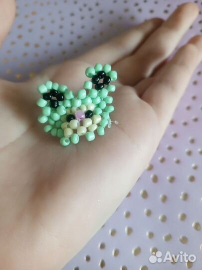 Кольцо из бисера