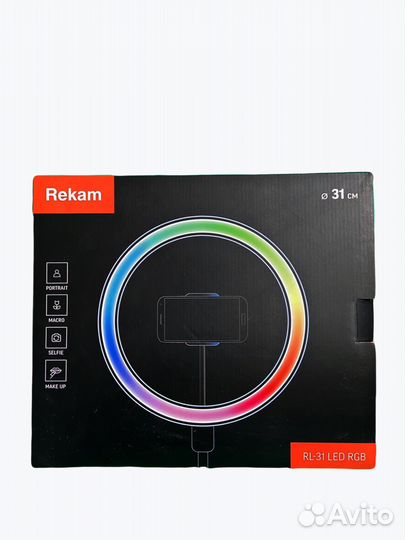 Кольцевая лампа Rekam RL-31 LED RGB 190 Kit