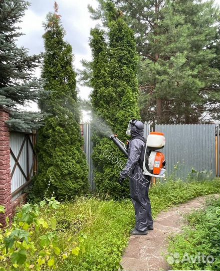 Обработка от Комаров клещей мух тараканов клопов