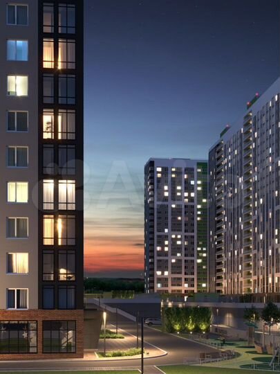 2-к. квартира, 52,6 м², 17/22 эт.