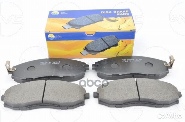 А/з Колодка дискового тормоза 58101-4AA00AMD.BF