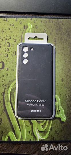 Оригинальный силиконовый чехол для Galaxy S21