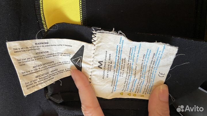 Гидрокостюм agualung мужской размер m 3 мм