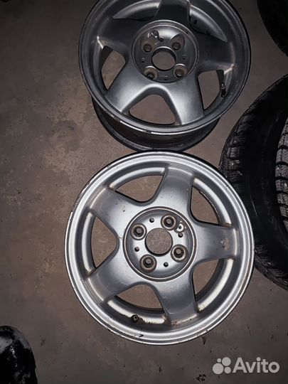 Литые диски r14 на ваз бу 2 шт