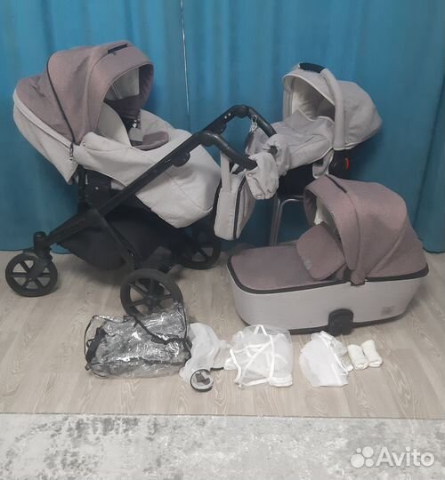 Коляска 3 в 1 Bebe mobile
