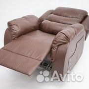 Кресло реклайнер в коричневом цвете