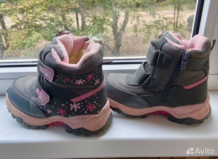 Ботинки зимние на девочку