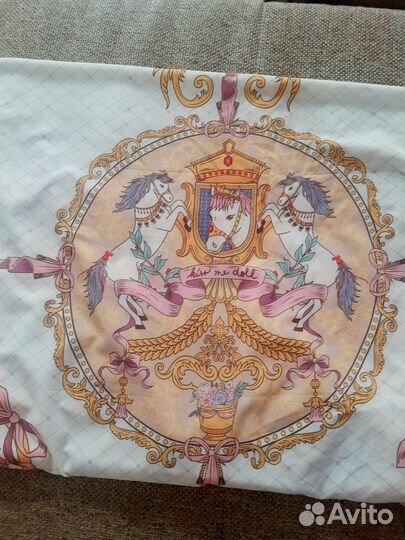 Шелковый шарф Kiss me doll