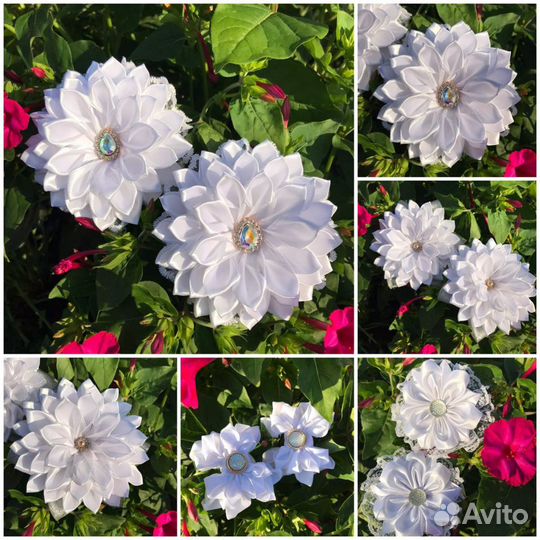 Банты,галстуки,заколки для волос школьные