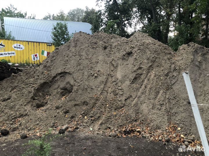 Песок строительный земля пгс доставка