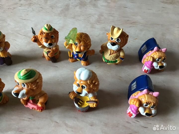 Игрушки kinder сюрприз серия львята