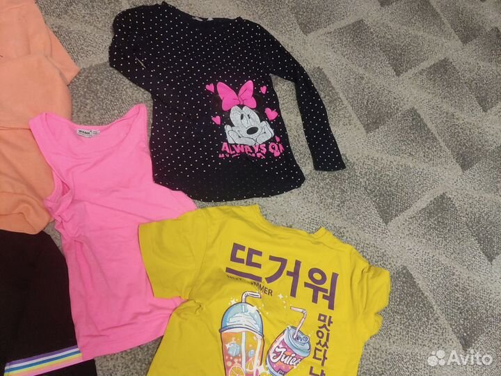 Вещи пакетом на девочку 140