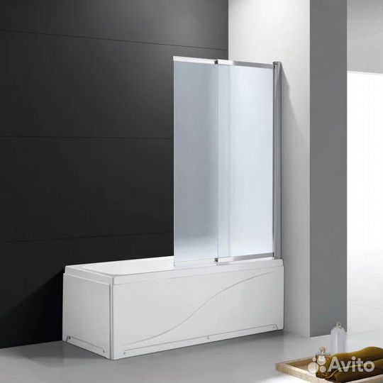 Шторка на ванну Cezares 100cm slider-vf-11-100/1