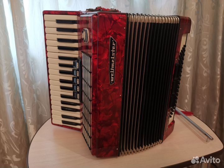 Аккордеон weltmeister stella 3/4 б/у немецкий