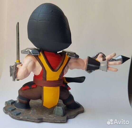 Фигурка Scorpion chibi, Mortal kombat, 12cm