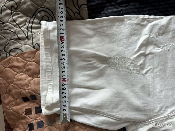 Джинсовые шорты белые