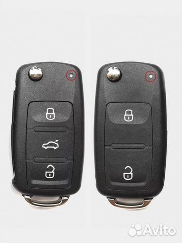 Корпус ключа аксессуар фольцвагин VW