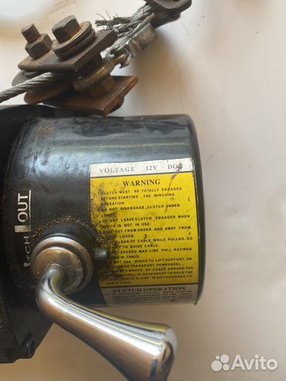 Лебедка автомобильная 12v трос 3 тонны
