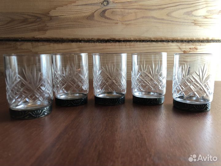 Хрустальные рюмки времен СССР