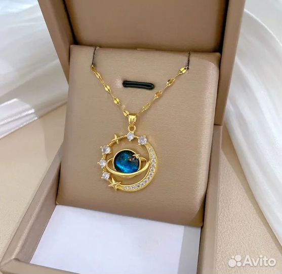 Кулон Звезда и Луна