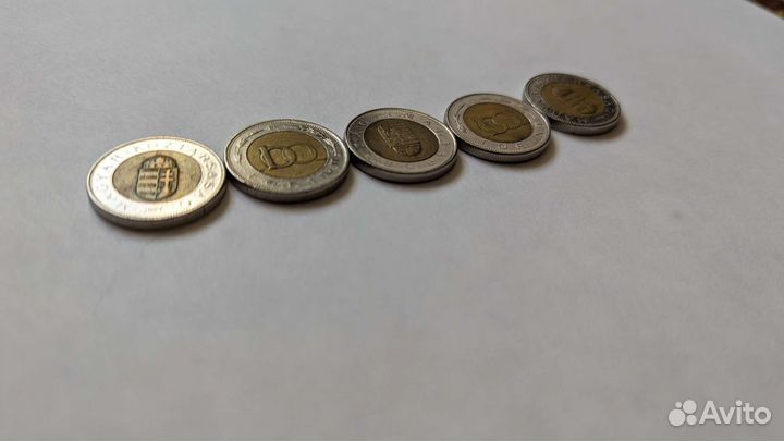 100 форинтов Венгрия 5 штук