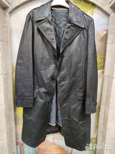 Кожаный тренч бундесвер 48