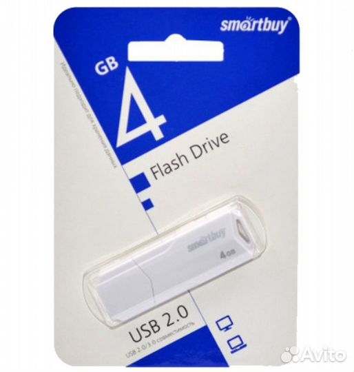 Флеш-накопитель USB 4GB smartbuy Clue разные
