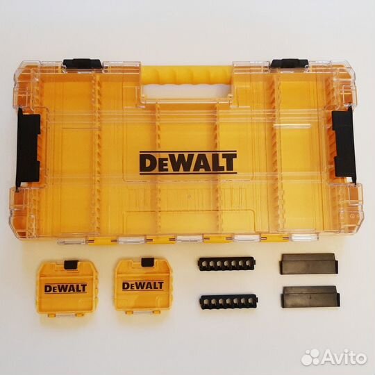 Набор из 3-х кейсов DeWalt с перегородками