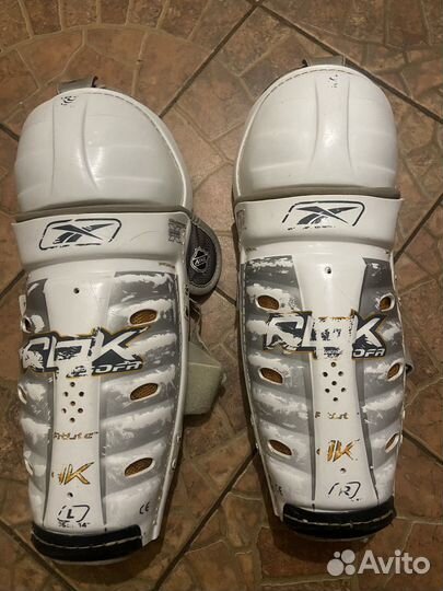 Щитки хоккейные reebok размер 14